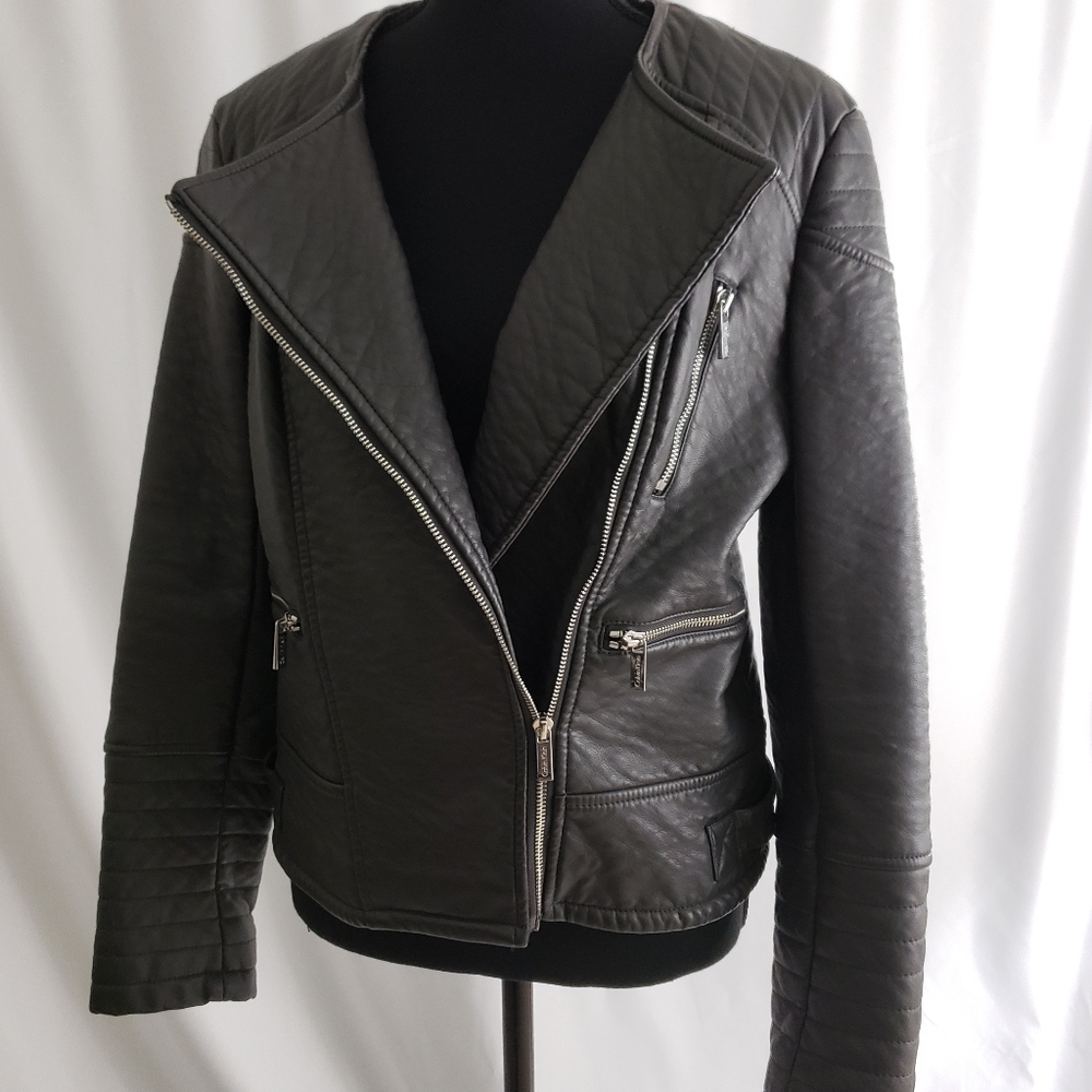 Calvin Klein Grey Moto Jacket